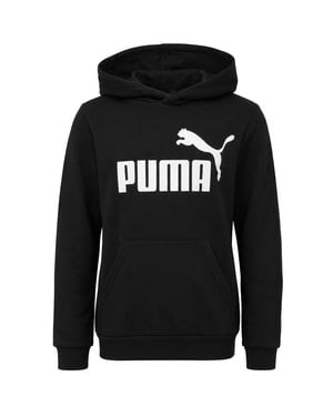 Puma Big Logo Kinder Kapuzenpullover Schwarz