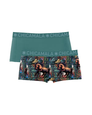 Chicamala Boxershorts – 2er-Pack – Mädchenunterwäsche