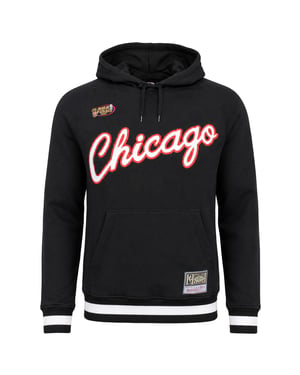 Mitchell & Ness NBA Chicago Bulls Gametime Herren Schwarz Hoodie