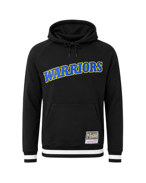 Mitchell & Ness NBA Golden State Warriors Gametime Herren Schwarz Hoodie