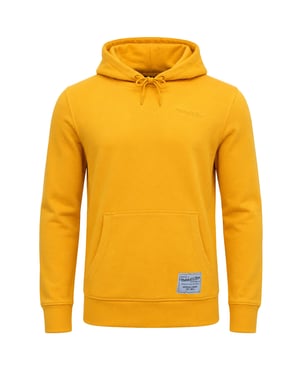 Mitchell & Ness Klassischer Fleece Herren Gelbes Hoodie