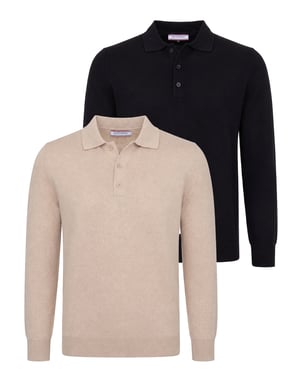 Pullover 2Er-Pack Pullover Mit Polokragen