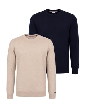 Pullover 2Er-Pack Rundhalspullover