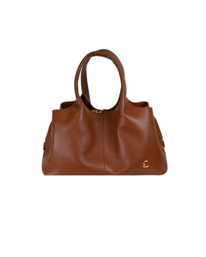 Coccinelle Top Handle Tasche Cognac