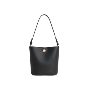 Coccinelle Bucket Bag Schwarz/Kognak