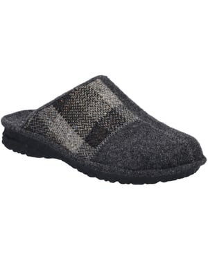 JOSEF SEIBEL Herren Hausschuh Toulouse 04 in anthrazit-multi