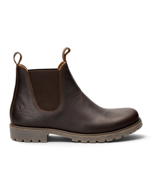Panama Jack Wasserdichte Chelsea Boots aus kastanienbraunem Leder für Herren - Biar C2