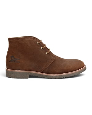 Panama Jack Wasserdichte Desert Boots zum Schnüren aus braunem Leder für Herren - Gael C38