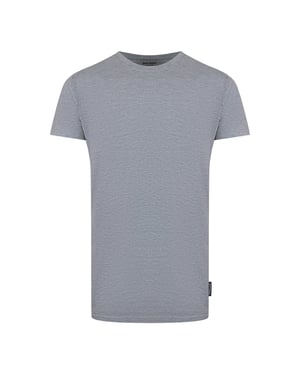 Kurze mauernde T-Shirt in Silber