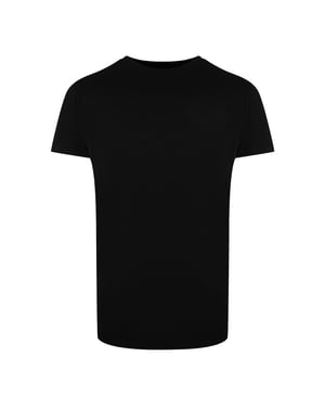 Schwarzes Kurzarm-T-Shirt