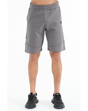 Tommy Life Sweatshorts für Herren zum Hineinschlüpfen - Dunkelgrau