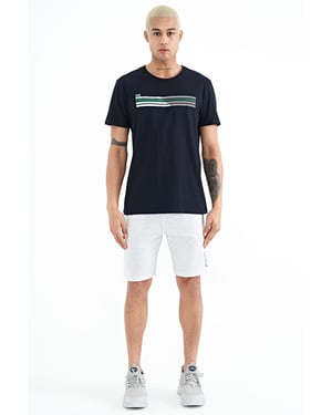 Herren Bedruckte Fleece-Sweatshorts