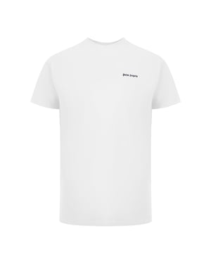 Kurzarm dehnbares T-Shirt in Weiß