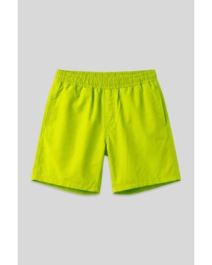 Tommy Life Einteiler mit Shorts zum Hineinschlüpfen für Herren - Limettengrün