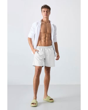 Tommy Life Einteiler mit Pull-On-Shorts für Herren - Weiß