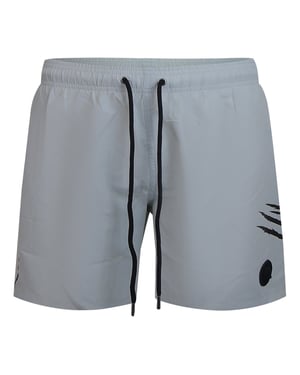 Logo Boardshorts Schwimmshorts in Silber