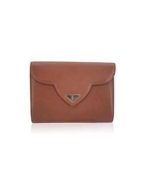 Yves Saint Laurent Vintage Leder-Clutch YSL