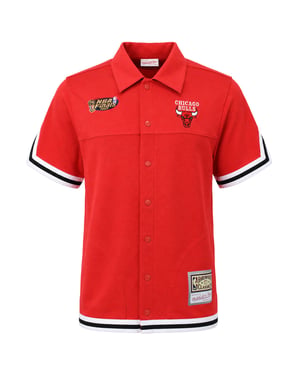 Mitchell & Ness NBA Chicago Bulls Warm-Up Shooting Herren Rot Shirt