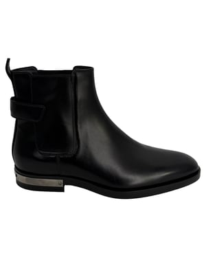 Balmain Pete Chelsea-Stiefeletten aus schwarzem Kalbleder