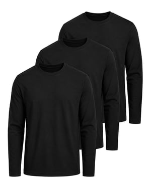Kruze | Lot de 3 t-shirts à manches longues pour homme