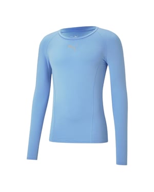 Puma - "Liga" T-Shirt für Herren, Langärmlig (Hellblau)