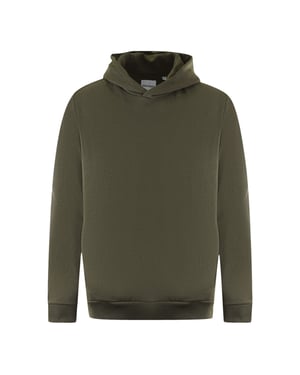 Lyle & Scott Schlichter grüner Pullover mit Kapuze