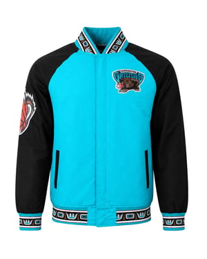 Mitchell & Ness NBA Vancouver Grizzlies 75th Warm-Up-Blau-Jacke