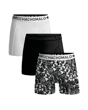 Muchachomalo Boxershorts, 3er-Pack, Herrenunterwäsche - Mehrfarbig