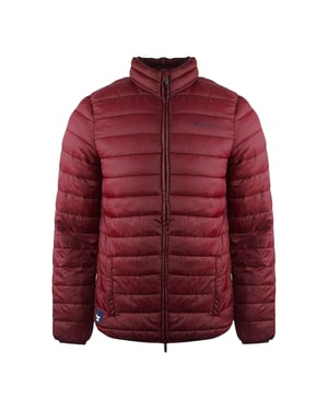 Aquascutum London Logo Bordeaux Rot Aktive Jacke