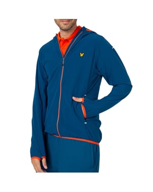 Lyle & Scott Blaue Federgewichtsjacke