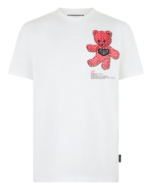 Kurzarm-Rundhals-T-Shirt Teddy