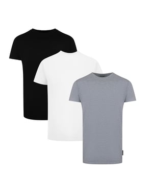 Palm Angels Tri-Pack Flag-Logo T-Shirts in Mehrfarben