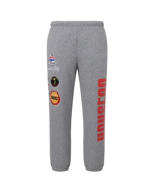 Mitchell & Ness NBA Houston Rockets Champ City Fleece Herren Graue Jogginghose