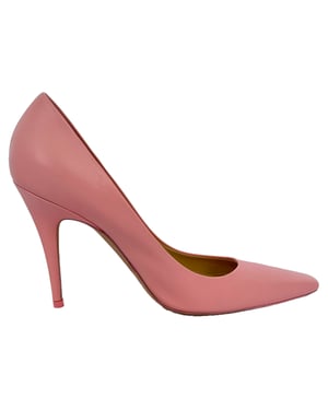 Jimmy Choo x Off-White Frances Pumps aus pinkfarbenem Leder