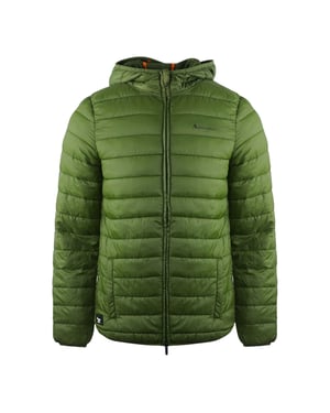 Aquascutum London Logo Armee Grün Active Hoodie Jacke