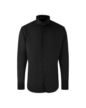 Aquascutum schlichtes, langarmliges weisses Hemd