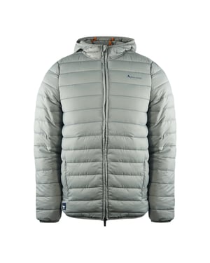 Aquascutum London Logo Grau Active Hoodie Jacke