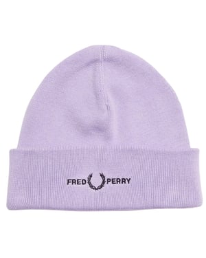 Fred Perry Grafik-Logo-Lila-Lila-Mütze