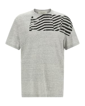 Golden Goose Graues Baumwoll-T-Shirt