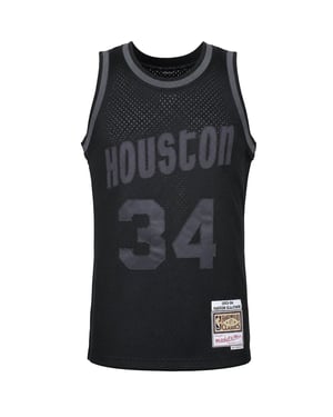 Mitchell & Ness NBA Houston Rockets Hakeem Olajuwon Herren Schwarze Weste