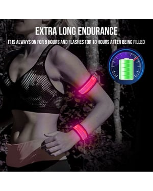 LED-Armband mit Batterie