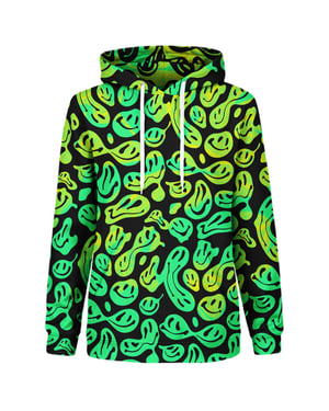 Schmelzende Smileys Kapuzenpullover