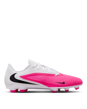 Nike - "Phantom 6 Low Club" Fußballschuhe mit festem Boden für Herren (Weiß/Pink)