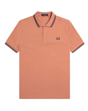 Fred Perry Twin Tipped Light Rust Poloshirt