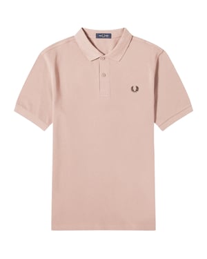 Fred Perry Klassisches Dunkelrosa Polohemd