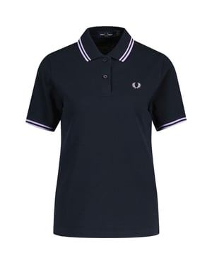 Fred Perry G3600 Retro Twin Tipped Navy Poloshirt