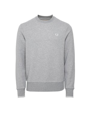 Fred Perry Pullover Mit Rundhalsausschnitt In Stahlgrau