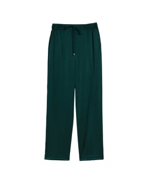 Ted Baker Natori Satin Slim Taper Jogginghose, Grün