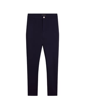 Ted Baker Felinda Leggings Mit Reißverschluss Vorne, Stretch, Marineblau
