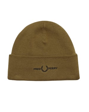 Fred Perry Bestickte Mütze In Schattiertem Stein